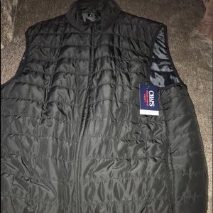NWT Chaps black xl “packable vest”